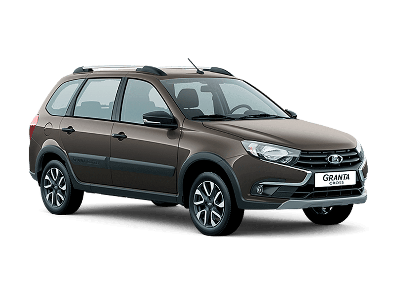 Купить Lada Granta Cross в Челябинске - Серебристо-темно-серый «Борнео» (633) - металлик